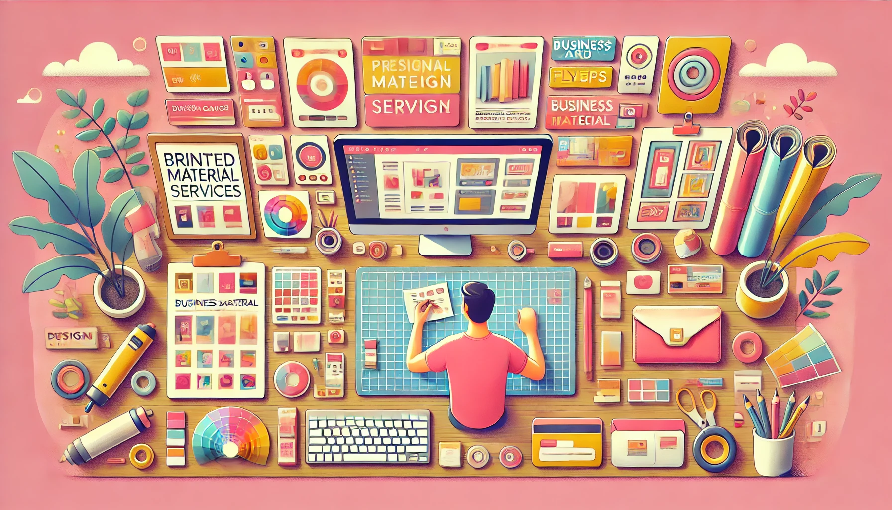 印刷物デザインのイメージ画像